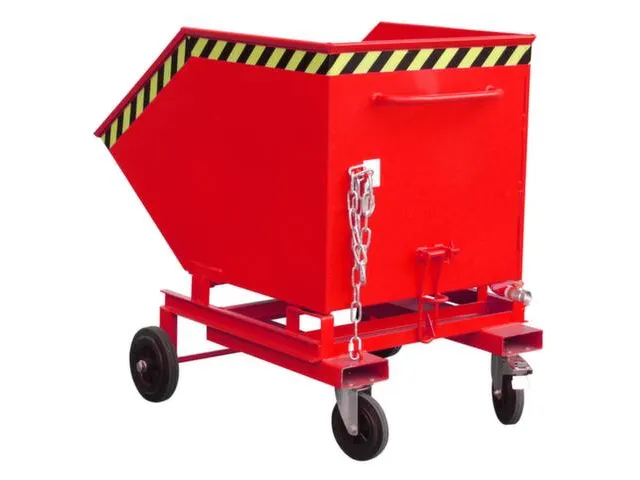 Kiepwagen voor spaanders,HxLxB 1220x1395x1070mm,0,6m³,draagverm. 300k