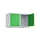 opzetkast,v. locker,2vak.,vak B 400mm,HxBxD 500x800x500mm,cilinderslot