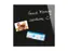 Glas/magneetbord Be!board 45x45 Cm Zwart