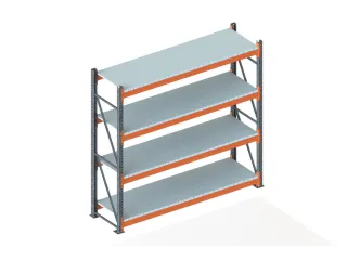 Breedvakstelling Basisveld Hxbxd 2700x2870x800mm 4 Stalen Legborden - 1
