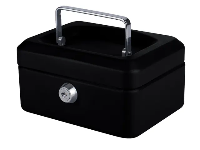 Geldkist Quantore 150x115x80mm zwart