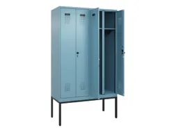 locker voor scheiding van kleding,HxBxD 2120x1200x500mm,4vak