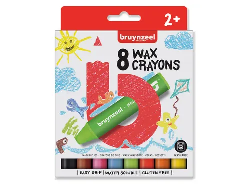 Waskrijt Bruynzeel Kids Pocoyo assorti 8 stuks