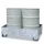Opvangbak Staal Bxdxh 1250X820X340Mm Voor 2X200L Vaten Verzinkt