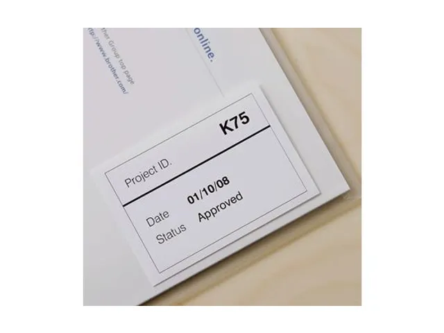 Etiket Brother DK-22212 62mm 15-meter witte film