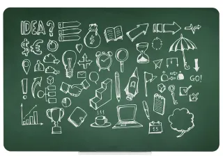 Krijtbord Naga 45x57cm groen magnetisch zonder frame - 3