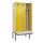 locker met bank,voor scheiding van kleding,HxBxD 2120x900x815mm,3vak