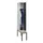 locker met bank,HxBxD 2120x300x815mm,1vak,vak B 300mm,draaigrendel