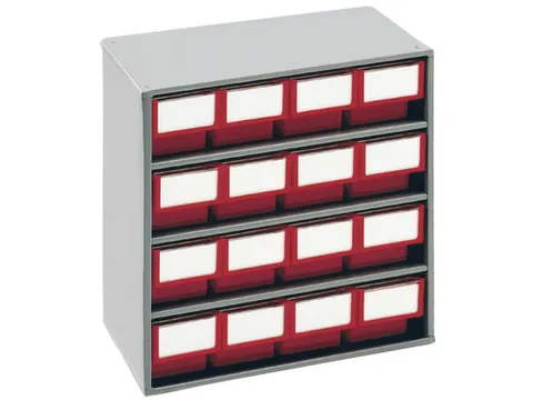 Bakkenunit Bxhxd 400X395X300Mm 16Bakken Rood Behuizing Ral7035