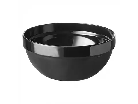 Schaal Melamine zwart 120mm H55mm