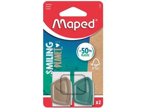 Gum Maped Smiling Planet blister à 2 stuks