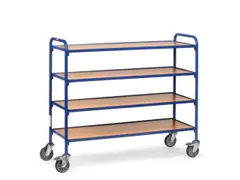 bijzetwagen,draagverm. 250kg,4etage(s),laadvl. LxB 1250x470mm