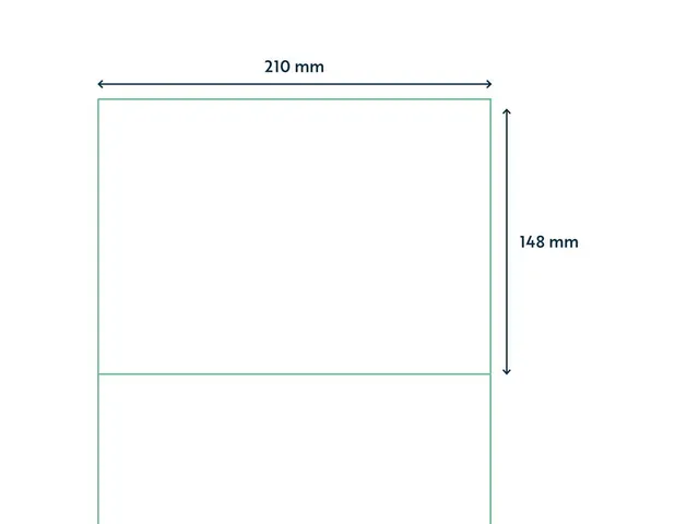 Verwijderbare Etiketten 210x148mm Wit Doos a 1000 Vel 42023