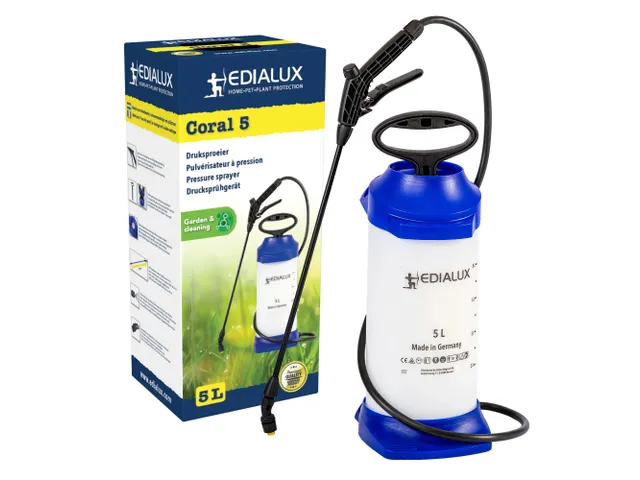 Coral 5 Liter druksproeier, drukspuit voor reiniging
