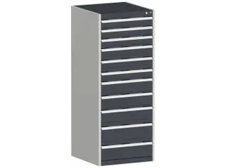 ladekast,HxBxD 1600x650x650mm,11lade(n),lade voor normale belastingen - 1