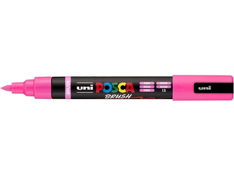Uni Posca paintmarker PC-5BR 1 - 4 mm penseel roze