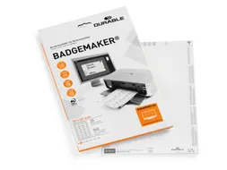 Kaart Durable 1451 Badgemaker Congresspeld 30x60mm
