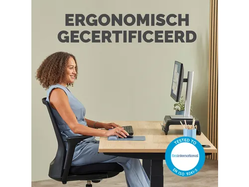 Muismat met polssteun Fellowes Breyta XL blauw 21x28cm