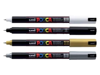 Verfstift Posca PC5M Medium Punt 1,8-2,5mm Lichtroze - 3