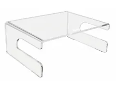 Monitorstandaard Transparant Acryl 120mm
