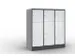 armoire multicases,corps RAL7021,face avant RAL7035
