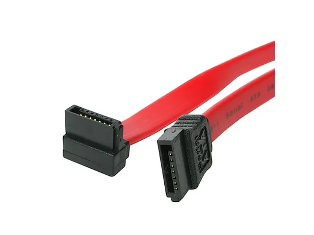 45cm SATA naar SATA Serial ATA Kabel met Rechte Hoek