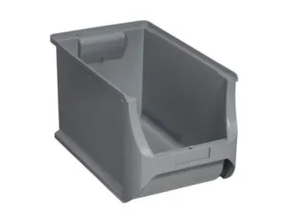 magazijnbak,HxBxD 200x205x355mm,gerecycled kunststof,grijs - 1