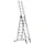 Multifunctionele Telescoopladder,3X8,Sporten,Aluminium