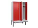 locker voor scheiding van kleding,HxBxD 2120x1200x815mm,4vak