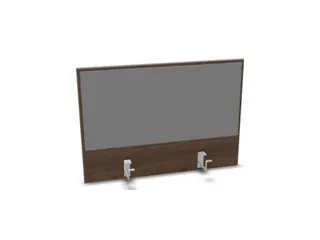 opzetpaneel bureau aanbouw achter NV bruin hickory BN8078-grijs 800mm - 1