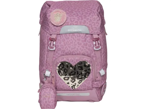 Schooltas Beckmann Classic Maxi Furry pink