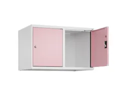 opzetkast,v. locker,2vak.,vak B 400mm,HxBxD 500x800x500mm,cilinderslot