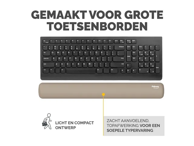 Polssteun Fellowes Breyta zand 6x47cm