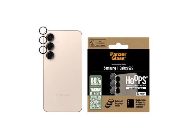 PanzerGlass Hoops Camera Lens Protector Transparent Samsung Galax