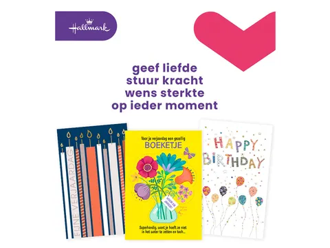Wenskaart Hallmark Business Box verjaardag navulset à 12 stuks