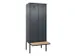 locker met bank,voor scheiding van kleding,HxBxD 2120x800x815mm,2vak