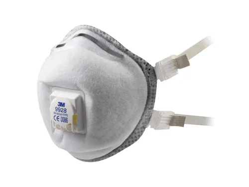 3M 9928 stofmasker FFP2 R D met uitademventiel