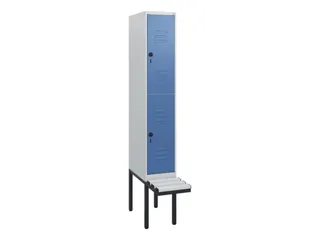 Dubbeldekse dekenkist,HxBxD 1950x300x815mm,1x2vak.,vak B 300mm - 1