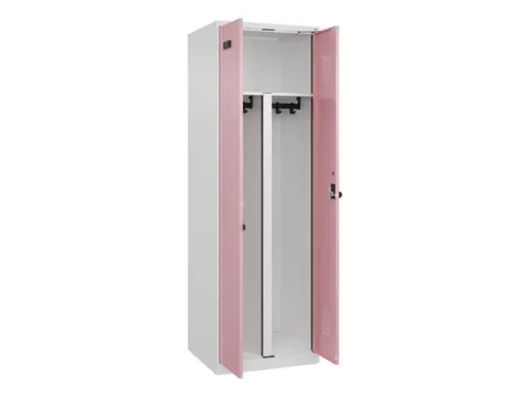 PBM-locker,HxBxD 1850x600x500mm,2vak,vak B 300mm,draaigrendel