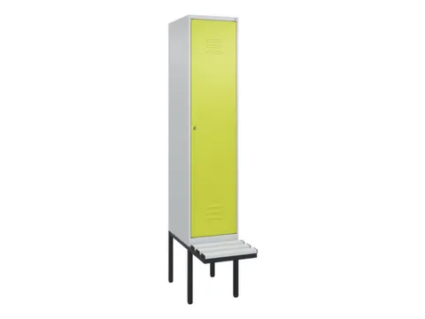 locker voor scheiding van kleding,HxBxD 2120x400x815mm,1vak