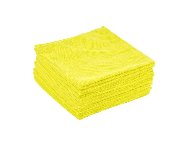 Chiffon microfibre Scotch-Brite Essential 360x360mm jaune 10 pièces
