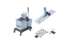 Vileda UltraSpeed Pro Starter 2 Double Bucket Mopwagen