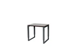 Domino Plus Bureau Hoogte Verstelbaar 800x600mm Logan Eiken Zwart