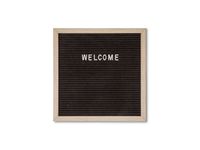 Letterbord Zwart 30x30cm