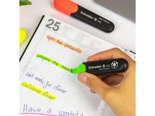 Markeerstift Schneider Job 150 Universeel Groen beitelpunt - 8