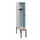 locker met bank,HxBxD 1950x300x815mm,1vak,vak B 300mm,draaigrendel