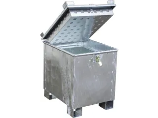 lithium-ion opslagcontainer,90l,HxBxD 750x600x800mm,vuurverzinkt - 1