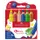 Kleurpotlood Faber-Castell Grippy XXL Jumbo etui 6 stuks en puntenslij
