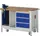 Werkbank 880x1250x700mm Beukenhouten Werkblad 3laden Kast