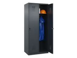 locker,HxBxD 1850x800x500mm,2vak,vak B 400mm,draaigrendel